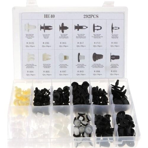 292X Car Push Pin Rivet Retainer Trim Moulding Clips For Toyota Mitsubishi