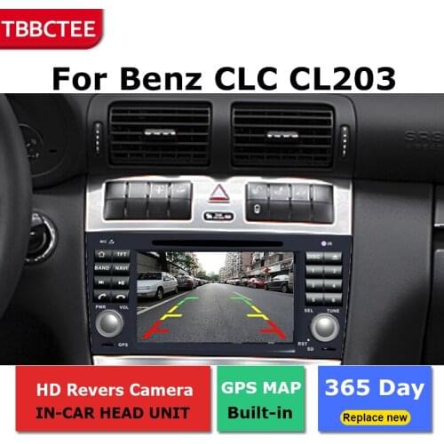 2Din For Mercedes Benz CLC CL203 2008~2010 Car Android Radio Multimedia Player GPS Navigation IPS Screen HiFi WiFi BT