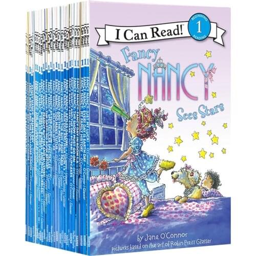 30 PCS/Set I can read Fancy Nancy Phonics books English picture story children kids reading book girls IQ EQ training