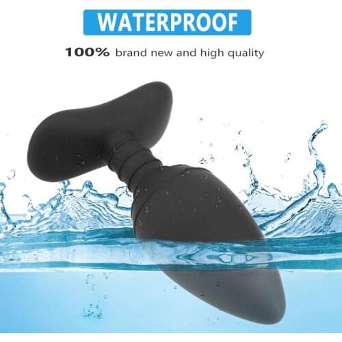 Anal Plug Vibrator Mini Powerful Rechargeable Handheld Wireless Remote Control Vibration Wand Massager For Adult A7