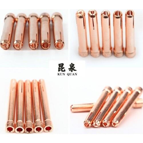Cooper Tungsten needle clip for argon arc weldingWP17/18/26 electrode clip conductive clip 10pcs /package