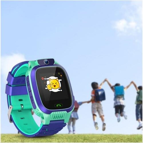 GPS Smart Watch With Camera Flashlight Kids Watch SOS Call Location Track Childrens Safety Fence Alarm Digital