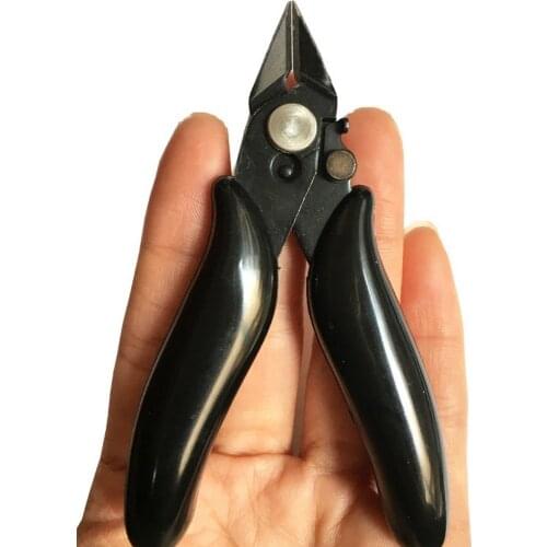 Diagonal Pliers 3.5 Inch Mini Wire Cutter Small Soft Cutting Electronic Pliers Wires Insulating Rubber Handle Model Pliers