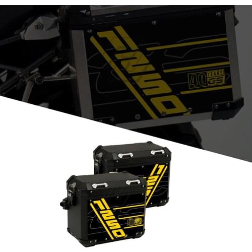 For BMW 2004-2021 R1200GS R1250GS Adventure Aluminum Box Panniers 40 Year GS Sticker Motorcycle Decal