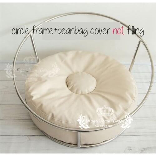 2019 Newborn Photography Backdrop Stand Posing Pillow Beans Bag Backgrounds for Photos Studio Baby Photo Props Poser Beanbag Set