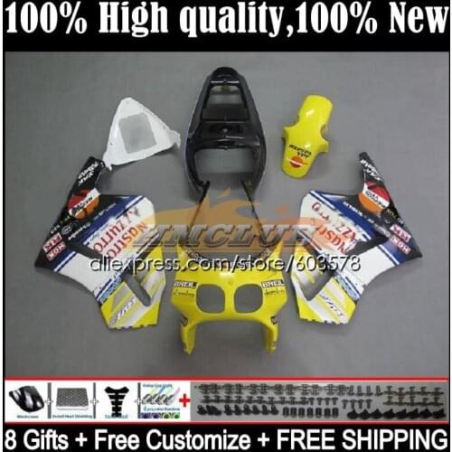 Body For HONDA VFR400 R V4 VFR400RR RVF400R VFR400R 1987 1988 34CL.52 RVF VFR 400 R RR 400R CC NC24 87 88 Fairings yellow black