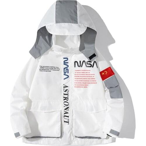 2021 Spring Autumn Men Jacket Fashion Hooded Outwear Coat Windbreaker Jackets