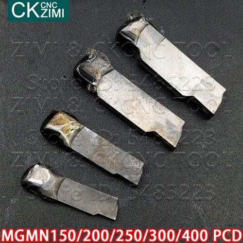 MGMN150 MGMN200 MGMN250 MGMN300 MGMN400 PCD Insert Turning Insert CNC Diamond Lathe Cutter Grooving Blade Tool MGMN for aluminum