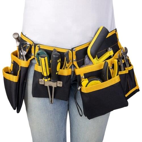 Electrician Tool Bag Waist Pocket Utility Pouch Belt Storage Holder Organizer