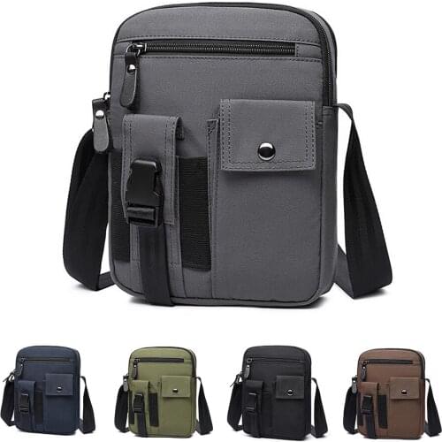 Man Bag Waterproof Messenger Bag Crossbody Walking Phone Bag Wallet Purse Pouch for Men and Women Shoulder Bag for Travel Work