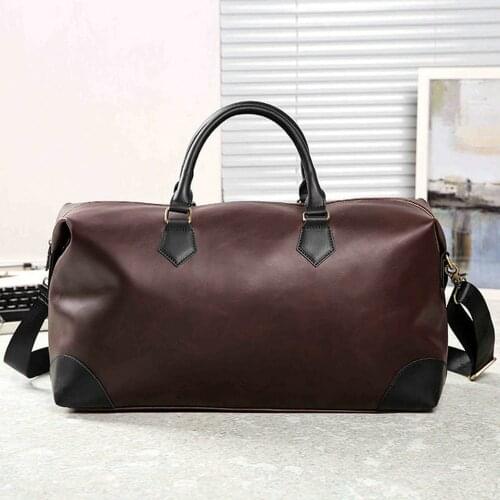 New mens large-capacity handbag travel bag travel bag mens computer bag retro casual shoulder bag hn78