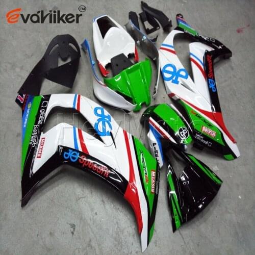 ABS Plastic fairing for ZX10R 2011 2012 2013 2014 2015 green red white ZX 10R 11 12 13 14 15 motorcycle cowl Injection mold H2