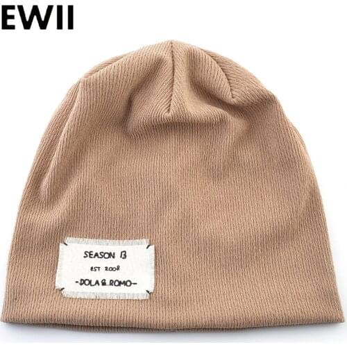 Autumn Beanies For Women gorros mujer Men Beanie Turban femme Skullies Casual Plain Slouch Hats Women Fashion Caps
