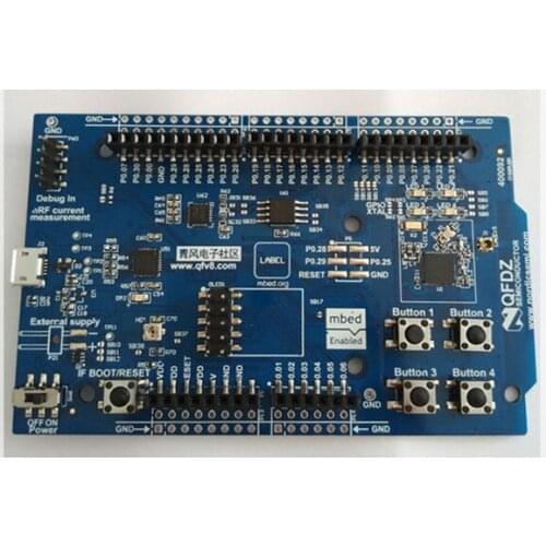 Fast Free Ship Bluetooth nrf51822 DK development board Bluetooth WeChat development board The third generation chip 32K RAM