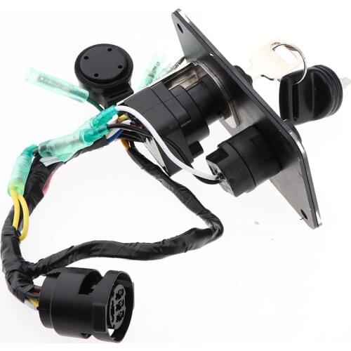 Outboard Single Engine Key Switch Panel Assembly for 704-82570-12-00