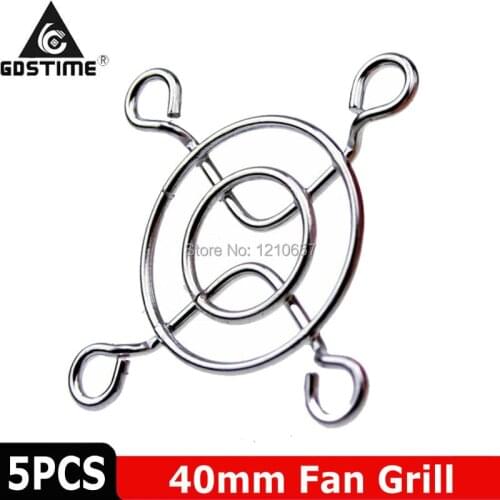 5Pieces LOT Wholesale New Metal Steel 40mm 4cm Fan Protector Finger Guard Grill Net