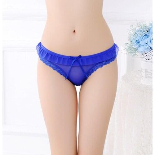 Sexy Lace Panties Fashion Women Underwear Ladies Briefs Transparent Lingerie Intim Undies Intimate Tangas Calcinha ZM1504