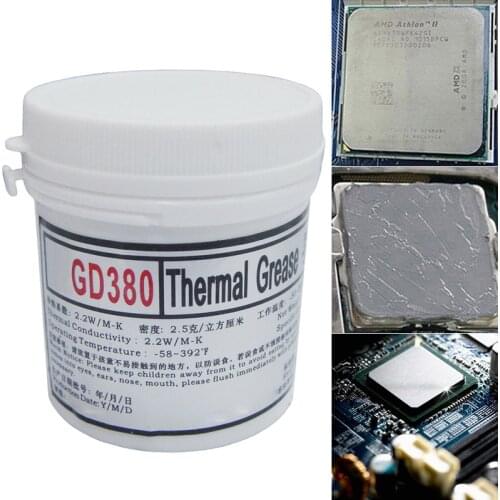 100/150g GD380 Thermal Conductive Grease Paste Silicone Heat Sink High Temperature Resistance EL
