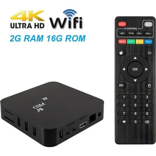 V88 5G Dual Band WiFi 4K High Definition Player TV Set Top Box EU/UK/US Plug TV Set Top Box For 10.1 or Higher Adobe-Flash