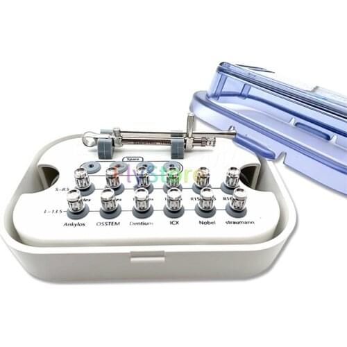 Dental universal restoration implant tool box Dental implant screwdriver