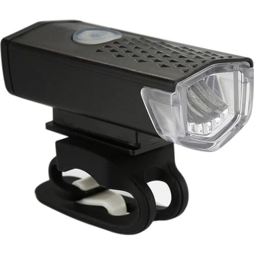 USB Bike Light Rechargeable 300 Lumens Front Cycling Headlight Bicycle LED Flashlight Waterproof Lamp Rechargeable Rear Light