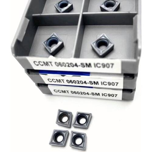 CCMT060204 SM IC907 internal turning tool metal milling cutter carbide turning insert milling cutter CCMT 060204 CNC grooving