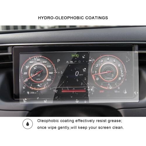 Car Screen Protector For Tucson NX4 2021 LCD Instrument Panel Screen Auto Interior Accessories Tempered Glass Film