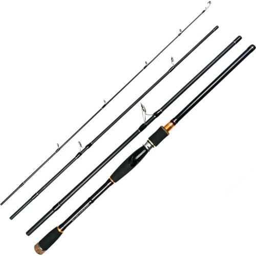 1.8m 2.1m 2.4m 2.7m 3.0m Lure Rod Travel Carbon Fishing Rod Casting / Spinning Fishing Poles Saltwater Fishing Rods 3-4 Section