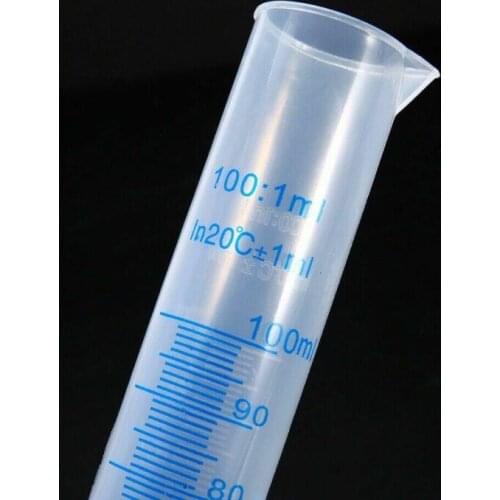 1 pcs Cylinders for Lab Supplies Laboratory Tools25/100/250/500ml Plastic Measuring Cylinder Graduated