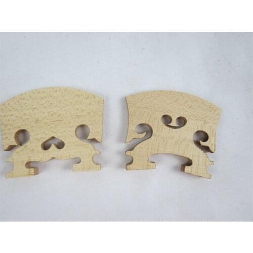 60pcs Good Different style BAROQUE 4/4 violin bridges fine maple (30pcs+30pcs)