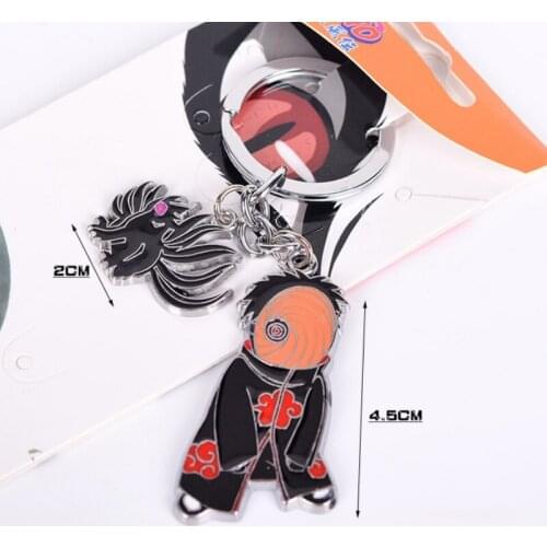 Anime Ninja Cosplay Key chain pendant animation surrounding alloy hanging ornaments