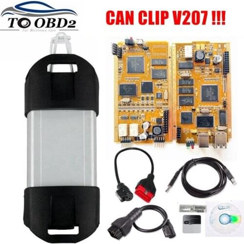 For Renault CAN Clip V202 Auto Diagnostic Tool with full chip AN2131QC Chip CANClip for Renault support Multi-language
