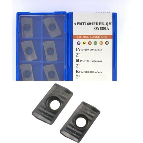 BEYOND APMT APMT1604 APMT1604PDER PDER QM OY880A CNC for Milling Cutter Machined Steel Stainless Steel Cast Iron Carbide Insert