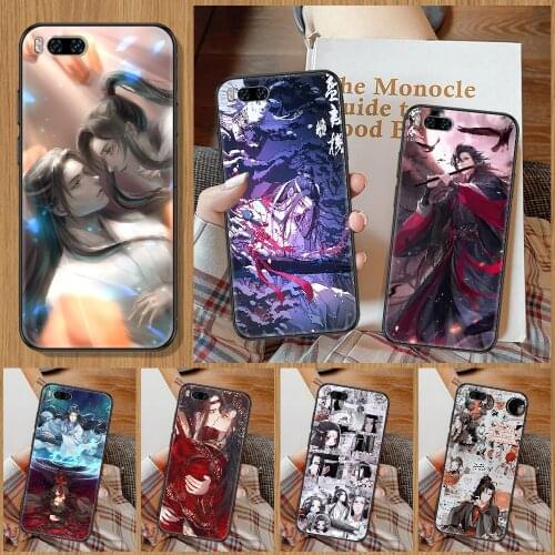 Mo dao zu shi Anime Phone Case For Xiaomi Mi Note 8 9 10 11 9T 10T A3 Lite Pro Ultra black soft funda 3D hoesjes art bumper