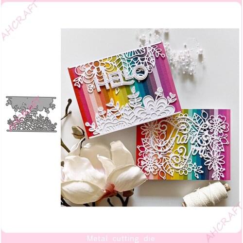 Flowers and Plants Lace Metal Cutting Dies for DIY Scrapbooking Photo Album Decorative Embossing Paper Card Crafts Die 2021