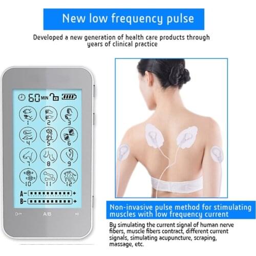 TENS Unit products Lager touch screen neck massage multifunction tens massager