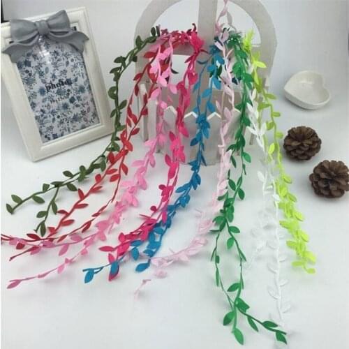5M Artificial Vine Natural Hemp Rope Fake Green Leaves Plant for Macrame Wall Decor Garland Rustic Wedding Home Garden Decor