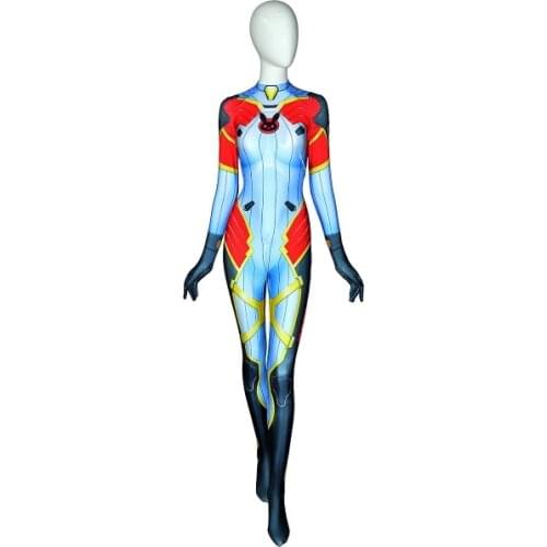 D.Va Carbon Fiber Cosplay Costume Adults Kids Hana Song DVA Plugsuit Superhero Halloween Bodysuit Zentai Second Skin Suit