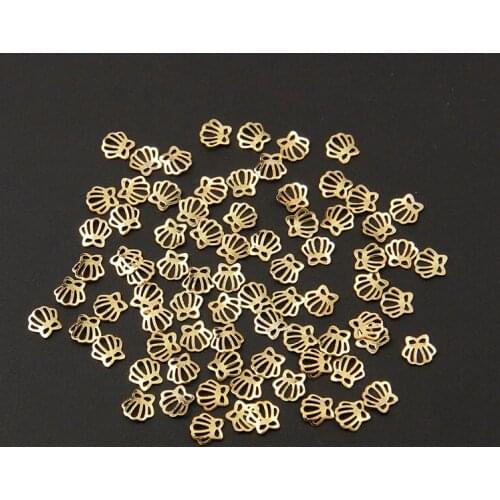 HOT!!! 100pcs/lot 6*6mm Silver Masked Head Nail Metal Skins Alloy Nail Art Nails Decorations New Arrive Nail Art Charms 290235