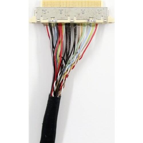 LVDS LCD Panel cable support for Motherboard D2700MT for 40 pin ipex connector 6 bit lcd screen