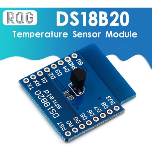DS18B20 temperature sensor module measurement module for WEMOS D1 mini WIFI extension board learning board