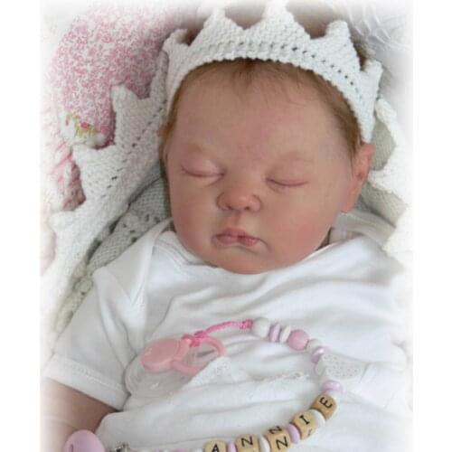 19'' Unpainted Reborn Doll Kits For DIY Mold To Make Your Own Baby Vinyl Bebe A