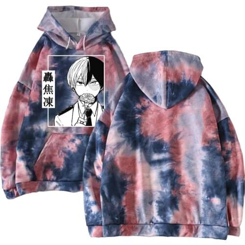 New My Hero Academia Cosplay Todoroki Shoto Pullover Sweatshirts Boku No Hero Academia Fleece Hoodies