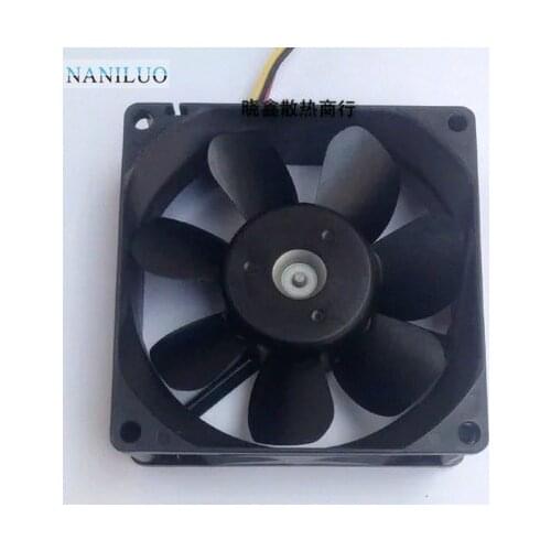 Original 8cm 12v 0.37A109R0812G405 80 *80 * 25mm three-wire dual ball bearing cooling fan