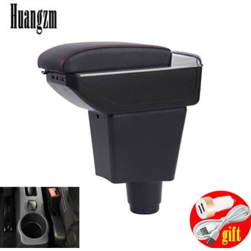 Armrest Box For Renault Sandero 2 Armrest In Car Storage Box For Sandero 2 PU Leather