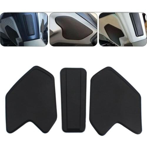 Motorcycle Black Tankpad Sticker Tank Side Pad Decal Stickers For BMW R1200GS LC / Adventure 14-19 R1250GS /Adventure 19-20