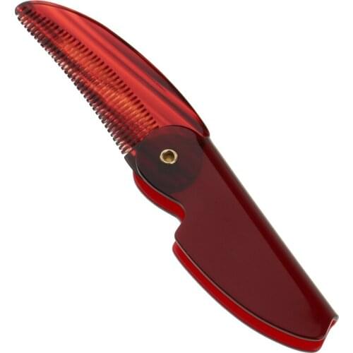 Handmade Mens Beard Comb Folding Pocket Mustache Comb Smooth Fine Teeth