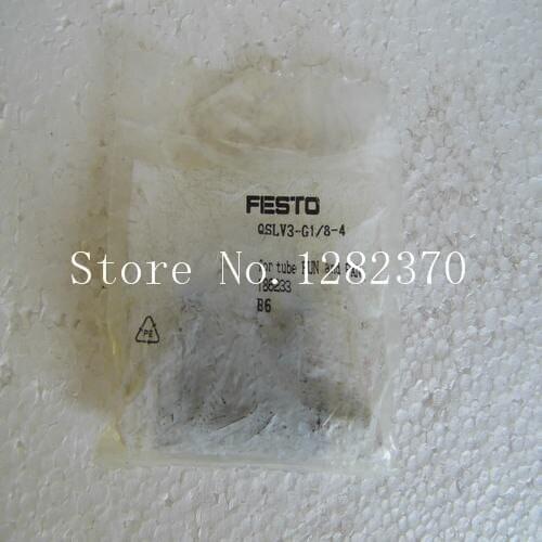 [SA] New original authentic special sales FESTO gas fitting QSLV3-G1 / 8-4 spot 186233 --10pcs/lot