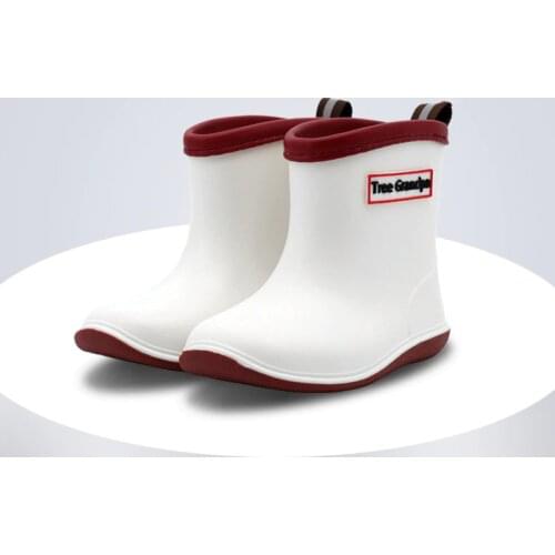 Kids Rain Boots Girls Boys Children Waterproof Shoes Rainboots Cute Fashion Overshoes Baby Water Shoes Non-slip Rubber Rainboots