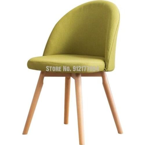 Nordic chair ins modern minimalist backrest makeup stool girl cute bedroom dressing chair net red princess makeup